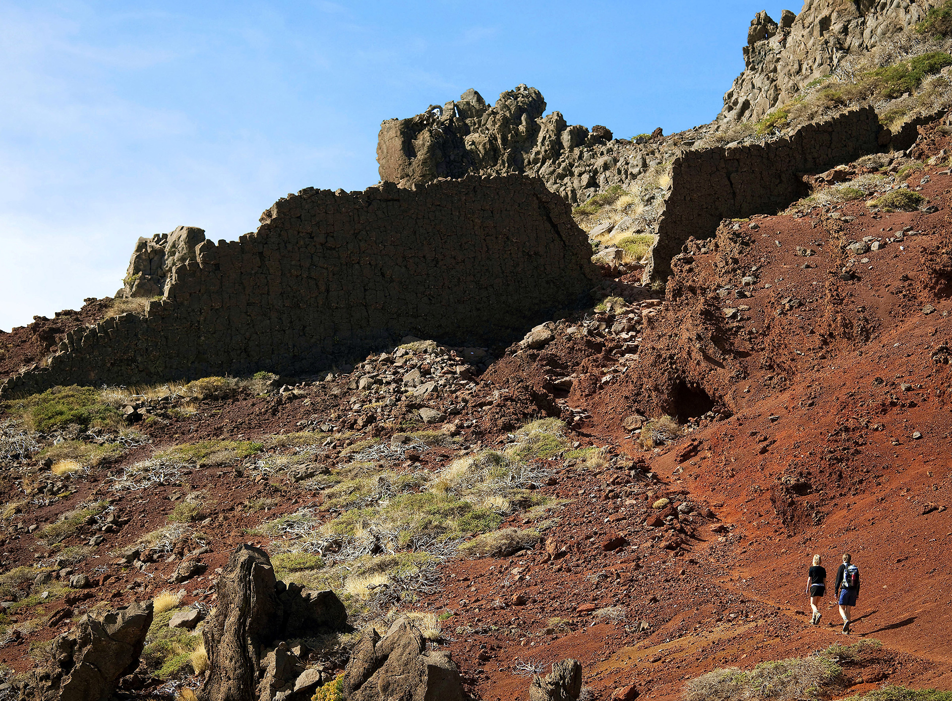 La Gomera aska från vulkan Vandramera - Vandringsresor