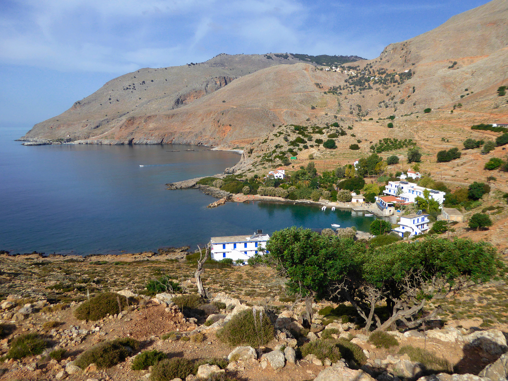 Kreta Vacker hamn Vandramera - Vandringsresor