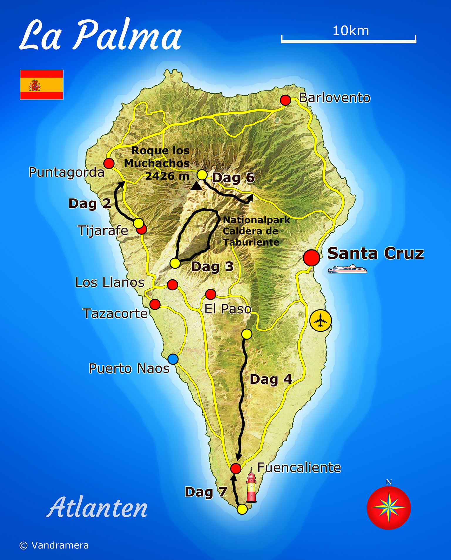 La Palma - Vandramera - Vandringsresor